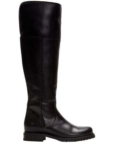 Frye Veronica Leather Boot In Black