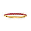 Rs Pure Ross-simons Ruby Ring In 14kt Yellow Gold In Multi