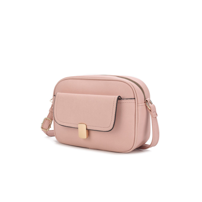 Mkf Collection By Mia K Michaela Vegan Leather Women's Shoulder Bag In Pink