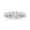 Ross-simons Diamond Eternity Band In 14kt White Gold In Silver