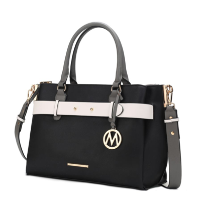 Mkf Collection By Mia K Jamie Satchel Handbag For Women's In Black