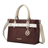 Mkf Collection By Mia K Jamie Satchel Handbag For Women's In Red