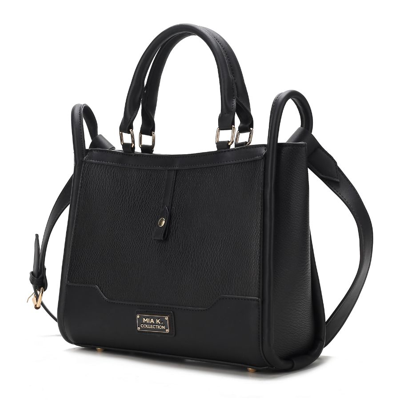 Mkf Collection By Mia K Melody Vegan Leather Tote Handbag For Women's In Black