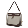 Mkf Collection By Mia K Evie Two-tone Vegan Leather Women's Shoulder Bag In Beige