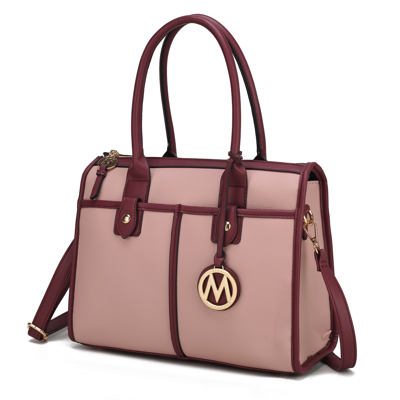 Mkf Collection By Mia K Livia Satchel Bag In Pink