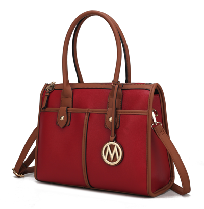 Mkf Collection By Mia K Livia Satchel Bag In Red