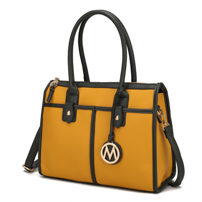 Mkf Collection By Mia K Livia Satchel Bag In Yellow
