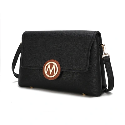Mkf Collection By Mia K Johanna Multi Compartment Crossbody Bag In Black