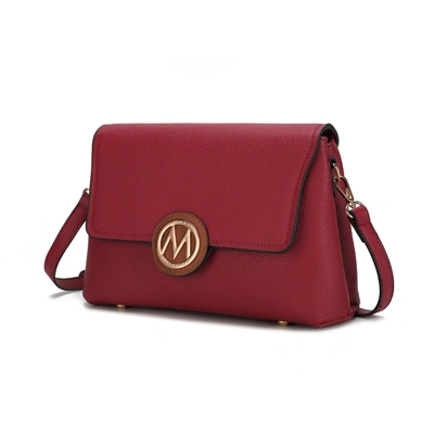 Mkf Collection By Mia K Johanna Multi Compartment Crossbody Bag In Red