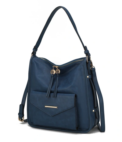 Mkf Collection By Mia K Vanya Shoulder Bag In Blue