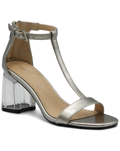 Adrienne Vittadini Aston Sandal In Silver