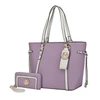 MKF COLLECTION BY MIA K KIOEA TOTE WITH WALLET & DETACHABLE KEY-RING SET
