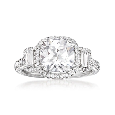 Ross-simons Cz Ring In Sterling Silver