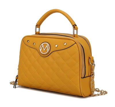 Mkf Collection By Mia K Samira Satchel Bag In Yellow