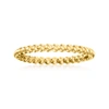 Rs Pure Ross-simons Italian 14kt Yellow Gold Beaded Ring