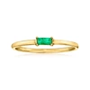 Rs Pure By Ross-simons Emerald Ring In 14kt Yellow Gold In Green