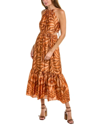 Taylor Cutout Maxi Dress In Brown