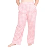 UNDERSUMMERS BY CARRIERAE PLAID FLANNEL LOUNGE PANT