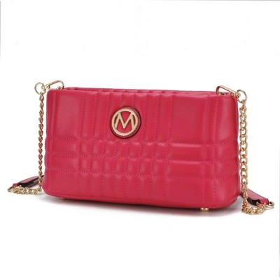 Mkf Collection By Mia K Giada Vegan Leather Women's Shoulder Handbag In Pink