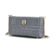 Mkf Collection By Mia K Giada Vegan Leather Women's Shoulder Handbag In Grey