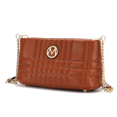 Mkf Collection By Mia K Giada Vegan Leather Women's Shoulder Handbag In Brown