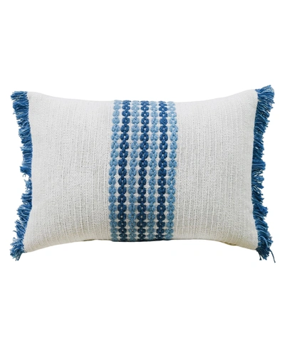 Vibhsa Linden Street Handloom Woven Decorative Pillow, 14'' X 20'' In Multi