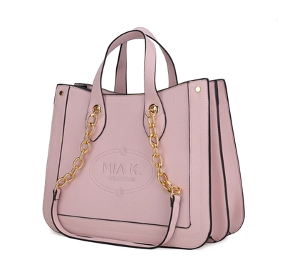 Mkf Collection By Mia K Stella Vegan Leather Women's Tote Bag In Gold