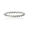 Ross-simons 18kt White Gold Rope Ring