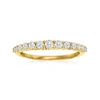 Ross-simons Diamond Graduated Ring In 14kt Yellow Gold In White