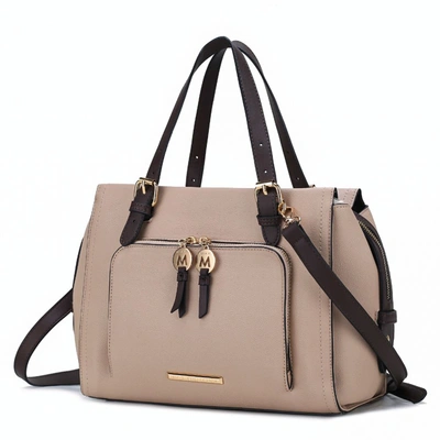 Mkf Collection By Mia K Maisie Satchel Handbag For Women's In Beige