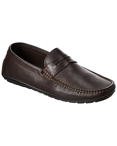 M By Bruno Magli Xeno Leather Loafer In Brown