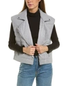 Herno Full Zip Field Vest In Grey