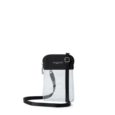 Baggallini Pride Stadium Clear Bryant Crossbody In Black