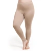 Undersummers By Carrierae Lux Cotton Long Underwear Legging 28" In Beige