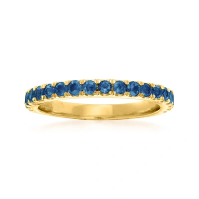 Ross-simons Sapphire Ring In 18kt Gold Over Sterling In Multi