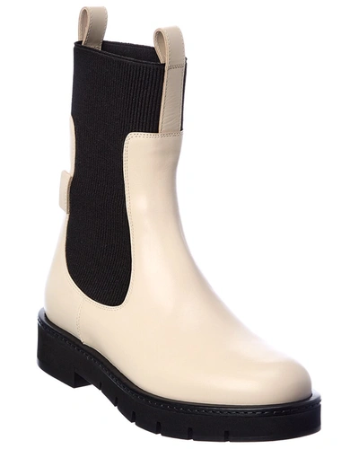 Ferragamo Rook Leather Chelsea Boots In Multicolor