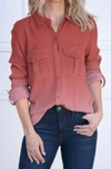 DEAR JOHN DENIM ADRIANNE BLOUSE IN AUTUMN BLAZE