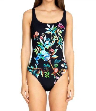 Johnny Was Lei Floral Tank Suit In Multi