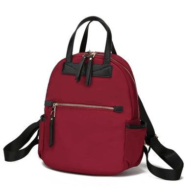 Mkf Collection By Mia K Greer Nylon Backpack In Red