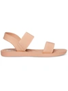 Steve Madden Dina Flat Sandals In Beige