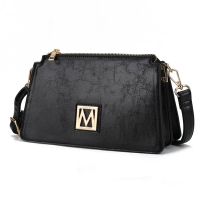 Mkf Collection By Mia K Domitila Vegan Leather Women's Shoulder Bag In Black