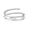 Rs Pure Ross-simons Diamond Bypass Ring In Sterling Silver