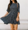 MITTOSHOP MILKY WAY DRESS IN BLACK