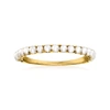 Rs Pure Ross-simons 1.5-2mm Cultured Pearl Ring In 14kt Yellow Gold In Silver