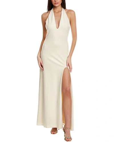 Halston Carina Gown In Brown