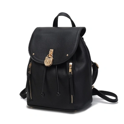 Mkf Collection By Mia K Xandria Vegan Leather Women's Backpack In Black
