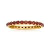Rs Pure Ross-simons Garnet Eternity Band In 14kt Yellow Gold