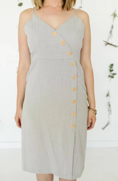 Pink Martini Monte-carlo Dress In Grey