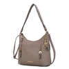 Mkf Collection By Mia K Ruby Vegan Leather Women's Shoulder Handbag In Beige