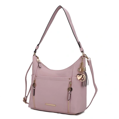 Mkf Collection By Mia K Ruby Vegan Leather Women's Shoulder Handbag In Purple